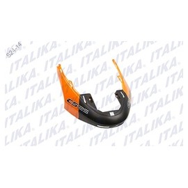 [F13010258] CUBIERTA FRONTAL INF NARANJA CS125