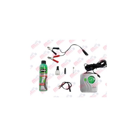 [71-1082] KIT MINI COMPRESOR 12V MOTO MOTOCICLETA SLIME