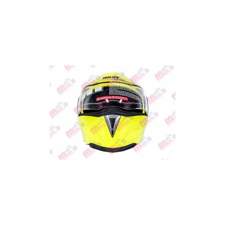 [CAS-7101-1467C] CASCO ABATIBLE IRON RACING DOT COLOR LISO