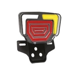 [RS-CAL-1005R-W-Y] CALAVERA STOP NEON ROJO-BLANCO-AMARILLO