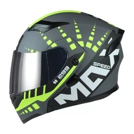 [EG-19.496.03.M] CASCO ABATIBLE BOSS MAXSPEED GRIS-VERDE L