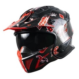 [7502305897574] DC CASCO ROCK-O HARLEY QUINN ROJO S