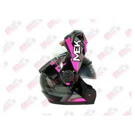 [AC1B-J126-001] CASCO MEK MK759 ABATIBLE MAGO 2 GRIS/MORADO