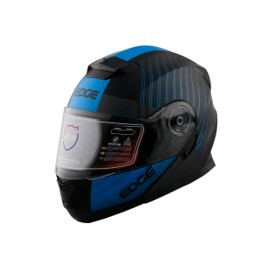 [EG-16.35.3.2.05] CASCO ABATIBLE JET 2 MX-7  NEGRO/AZUL BRILLANTE   XXL