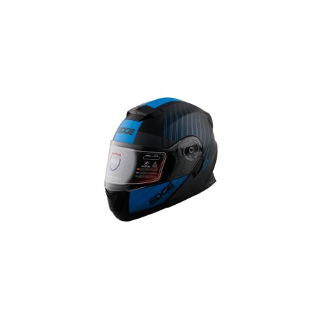 [EG-16.35.3.2.05] CASCO ABATIBLE JET 2 MX-7  NEGRO/AZUL BRILLANTE   XXL