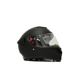 [7103-3341] CASCO CERRADO R7 RACING DOMINATE DOT L NEGRO MATE