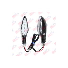 [1005047-1] KIT DIRECCIONALES LED BLACK LUZ AZUL MEK