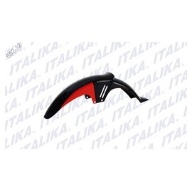 [F16010095] SALPICADERA DELANT NEGRO Y ROJO FT150