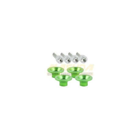 [TOR-6701-0851V] TORNILLO DECORATIVO ALUMINIO CONICO M6 VERDE