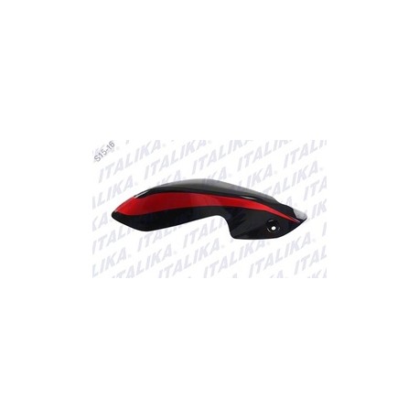 [F13011472] CUBIERTA FARO LATERAL DER NEGRO ROJO DT200 SPORT