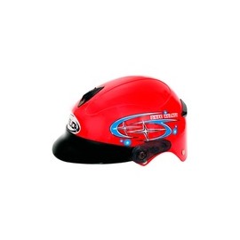 [CAS-7101-1960] CASCO NIÑO 1/2 ABS MSD-508 ESTRELLA ROJO