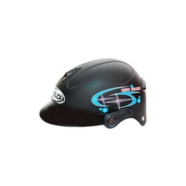 [CAS-7101-1962] CASCO NIÑO 1/2 ABS MSD-508 ESTRELLA NEGRO MATE