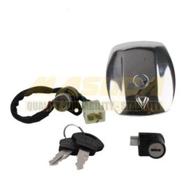 [SWI-1124-019] KIT SWITCH COMPLETO C/TAPON DE GASOLINA Y SEGURO DE ASIENTO P/ITALIKA FT-110