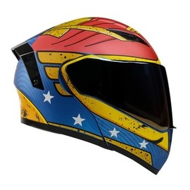 [7502305896102] DC CASCO ESTELAR WONDER WOMAN ROJO XL