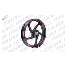 [F15030131] RIN TRAS NEGRO FILO ROJO RT200 SPITZER