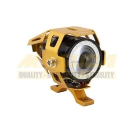 [FOB-3216-1643] MINI-FAROAUXILIAR HYPERLEDSLUPAP/MOTOC/OJODIABLOROJO ANGELAZUL IR-UM7 12-80V 10W 6000K 1200LM DORADO.