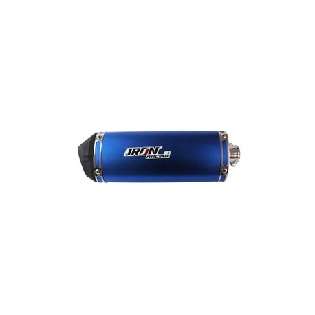 [MOF-2120-9004] SILENCIADOR DE TUBO ESCAPE COLA UNIVERSAL P/MOTOCICLETA IR9000 AZUL MATE