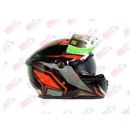 [CAS-YBK-RNG] CASCO ABATIBLE ROJO NEGRO YBK