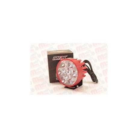 [FOB-3216-1575R] FARO AUXILIAR LEDS P/MOTOCICLETA IR1575 8-80V 18W ROJO