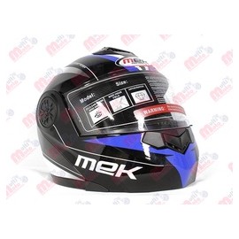 [AC1B-J101-002] CASCO ABATIBLE NEGRO/AZUL MEK-159