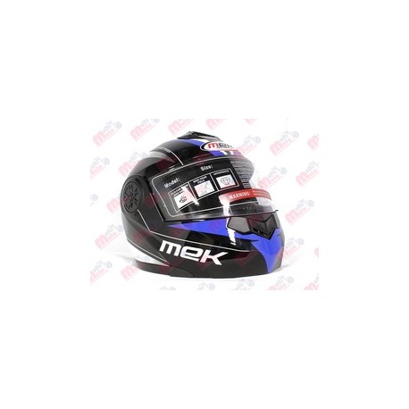 [AC1B-J101-002] CASCO ABATIBLE NEGRO/AZUL MEK-159