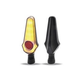 [RS-DIR-0056Y-R] DIRECCIONAL LED SECUENCIAL TIPO FLAMA UNIVERSAL (AMARILLO-ROJO)