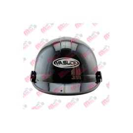 [CAS-7101-1003] CASCO 1/2 CACHUCHA ABS DE ALTO IMPACTO CALIDAD ISO MSD-300 NEGRO BRILLO