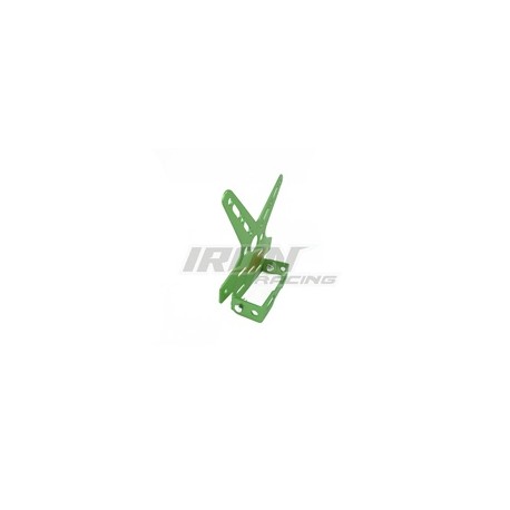 [POR-6799-0001V] PORTA-PLACA ALUMINIO DECORATIVO VERDE