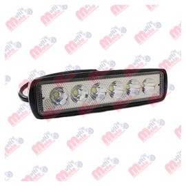 [FOB-3216-1606] FARO AUXILIAR HYPER LEDS P/MOTOCICLETA LUZ BLANCA 9-32V 18W 6000K 2300LM NEGRO