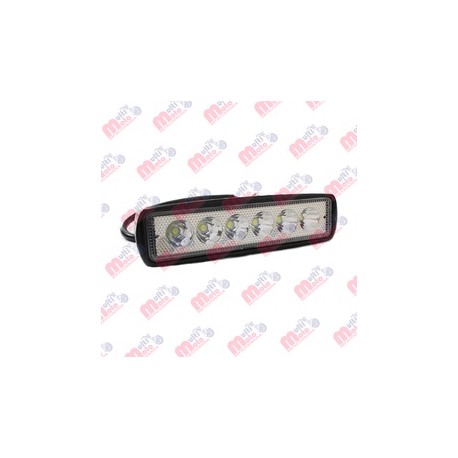 [FOB-3216-1606] FARO AUXILIAR HYPER LEDS P/MOTOCICLETA LUZ BLANCA 9-32V 18W 6000K 2300LM NEGRO