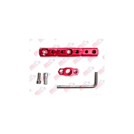 [BAS-1103-9605] BARRA DE INSTALACION EN BASE ESPEJO DE MOTOCICLETA IR9601 ROJO