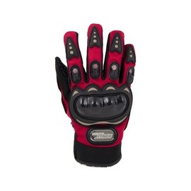 [GUA-7107-0050A] GUANTE P/ MOTOCICLISTA IRON RACING STREET ROJO