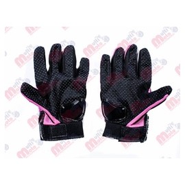 [GUA-7107-0053A] GUANTE P/ MOTOCICLISTA IRON RACING STREET ROSA