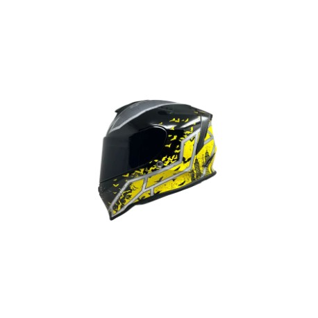 [7502305895945] DC CASCO KROON BATMAN AMARILLO XL