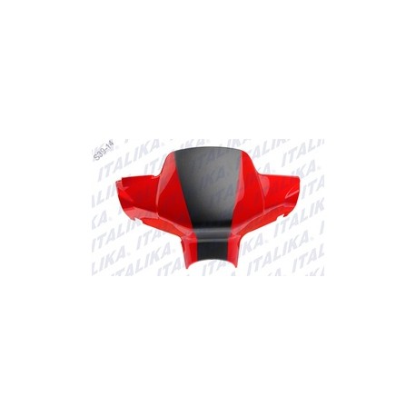 [F13011057] CUBIERTA FRONTAL NEGRO ROJO WS150