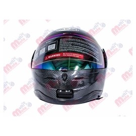 [CAS-7101-1308] CASCO CERRADO LISO MICA POLARIZADA MSD-106 FIBRA CARBON