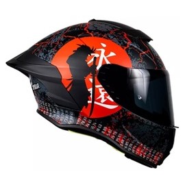 [7502305898823] KOV CASCO BUSTER RIDER ARMOUR ROJO M