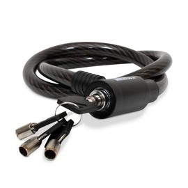 [C-1690] Cable candado flexible 4 llaves de seguridad (90 cm)